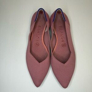 Rothy’s Pink FlatsSize 7.5 Removable Insoles Eco Friendly